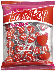 PIR CORACAO LOVE POP MOR CEREJA 600G