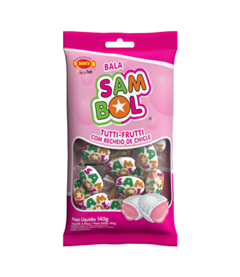 BALA SAMBOL T FRUTTI VAREJO SAMS 140