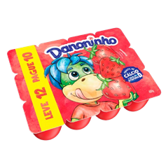 DANONINHO MORANGO PETIT SUISSE 480G *780