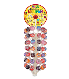 PIR LOLLIPOPS DISPLAY 120X31G