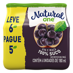 SUCO UVA E MACA 180ML