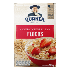 QUAKER AVEIA FLOCOS REG 165G