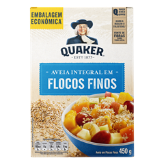QUAKER AVEIA FLOCOS FINOS 450G
