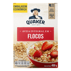 QUAKER AVEIA FLOCOS REG 450G