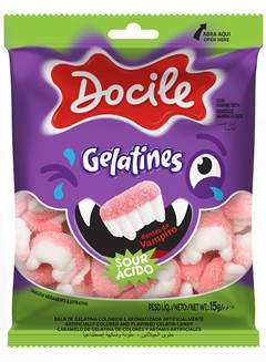 GELATINES MINI DENTES VAMPIRO CITRIC 15G