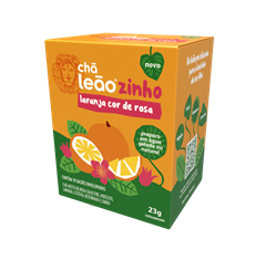 CHA LEAO KIDS LARANJA ROSA 23G