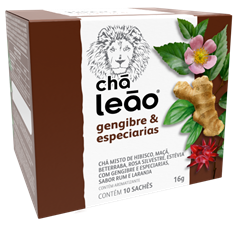 CHA LEAO GENGIBRE ESPECIAL 16G