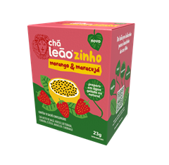 CHA LEAO KIDS MORANGO+MARACUJA 23G