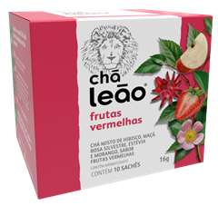 CHA LEAO FRUTAS VERMELHAS 16G
