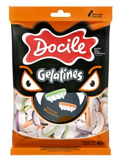 GELATINES DENTES DE MONSTRO SORTIDO 80G