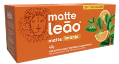 CHA MATTE LEAO LARANJA 40G