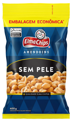 AMENDOIM SEM PELE 400G