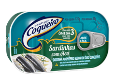 SARDINHA COQUEIRO OLEO 54X125G
