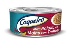 ATUM COQUEIRO RALADO TOMATE 24X160G