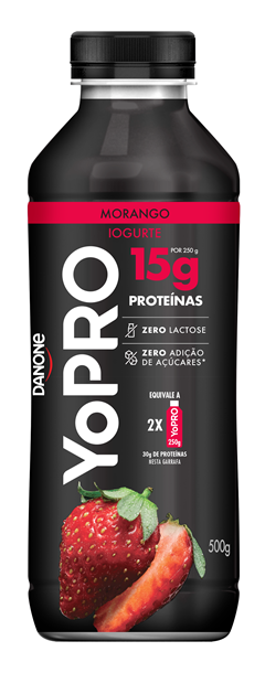 YOPRO LIQ MORANGO 15G PROTEINAS 500G