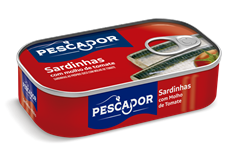 SARDINHA PESCADOR C/ MOL TOMATE 54X125G
