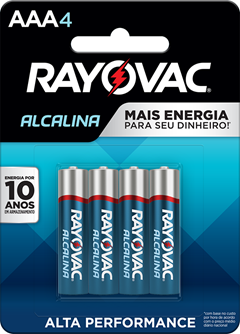 PILHA ALC RAYOVAC AAA4 4UN