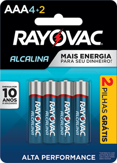 PILHA ALC RAYOVAC AAA L4P3