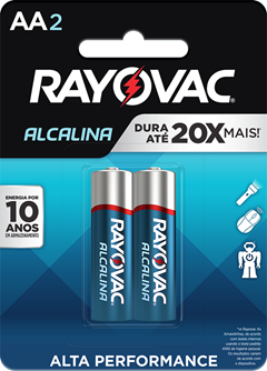 PILHA ALC RAYOVAC AA2 MB C/ 16UN