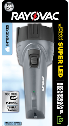 LANTERNA RAYOVAC  SUPER LED RECARREG BIG