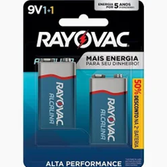 BATERIA ALC RAYOVAC 9V PROMO 2UN