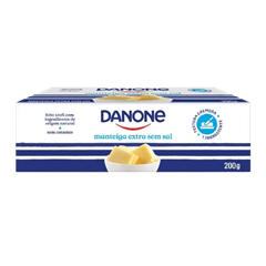 MANTEIGA DANONE TABLETE 200G S/ SAL *912