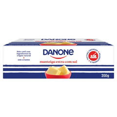MANTEIGA DANONE TABLETE 200G C/ SAL *913