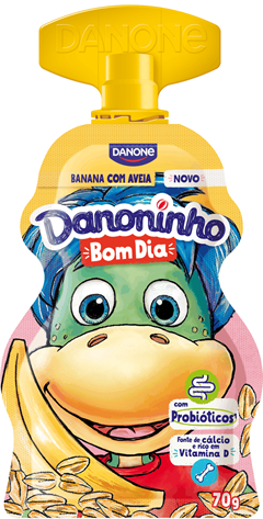 DANONINHO BOM DIA BANANA COM AVEIA 70G