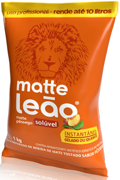 PO PREPARO BEBIDA CHA MATTE PESSEGO 1KG