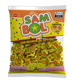 BALA SAMBOL MARACUJA SAMS 400G