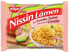 NISSIN LAMEN LOMBO SUINO C/TOQ LIMAO 85G