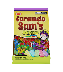 BALA CARAMELO AZEDINHO SAMS 400G